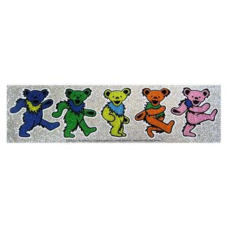 17 Grateful Dead Glitter Dancing Bears Sticker | Not Fade Away